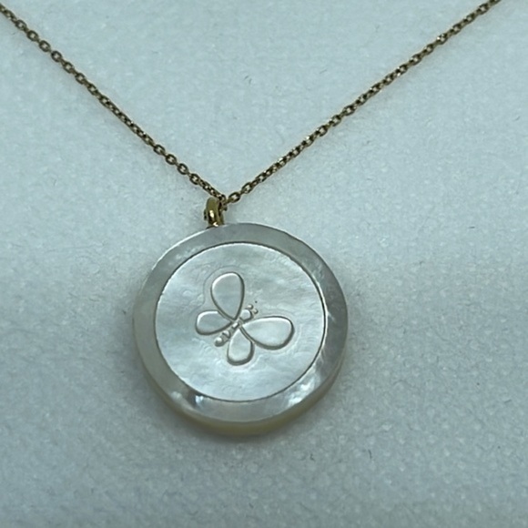 TOUS 18K real solid gold and real stones and 1 diamond necklace - Picture 4 of 9